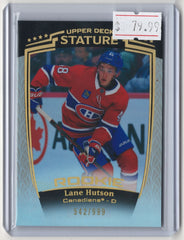 2024-25 Upper Deck Stature Rookie Lane Hutson 542/999