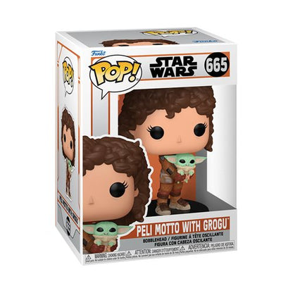 Star Wars: The Mandalorian Peli Motto with Grogu Funko Pop! Vinyl Figure #665