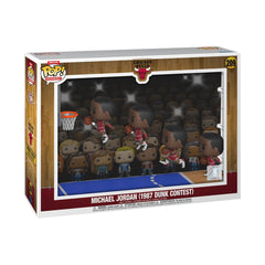 NBA Chicago Bulls Michael Jordan (1987 Dunk Contest) Funko Pop! Moment Deluxe with Case #209