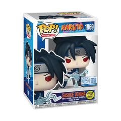 Naruto Sasuke Uchiha (Chidori) Glow-in-the-Dark Funko Pop! Vinyl Figure #1969 - Entertainment Earth Exclusive