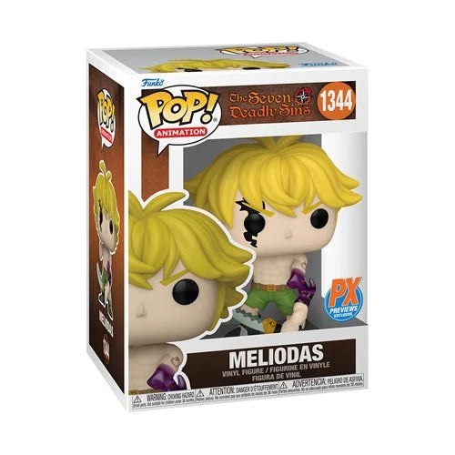 Seven Deadly Sins Meliodas Demon Mode Funko Pop! Vinyl Figure #1344 - Previews Exclusive