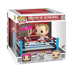 WWE Bret 'Hitman' Hart and Shawn Michaels Funko Pop! Vinyl Moment