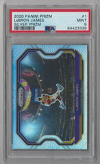 2020 Panini Prizm LeBron James Silver Prizm - PSA 9