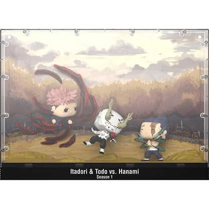 Jujutsu Kaisen Itadori & Todo vs Hanami - Season 1 Deluxe Funko Pop! Moment #06