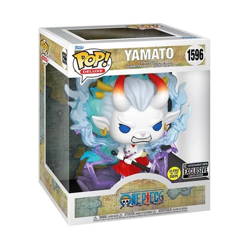 One Piece Yamato Glow-in-the-Dark Deluxe Funko Pop! Vinyl Figure #1596 - Entertainment Earth Exclusive