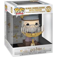 Harry Potter and the Prisoner of Azkaban Albus Dumbledore with Podium Deluxe Funko Pop! Vinyl Figure #172