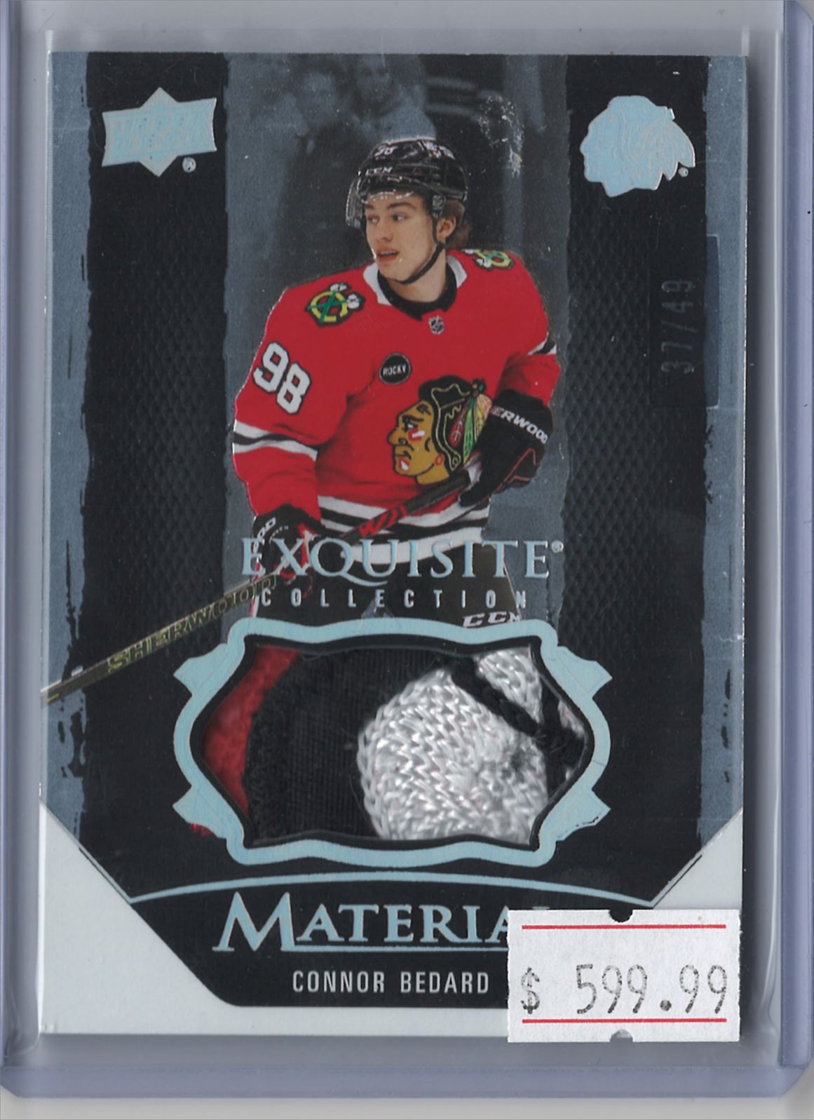 2024-25 Exquisite Collection Material Connor Bedard 3 colors patch 37/49
