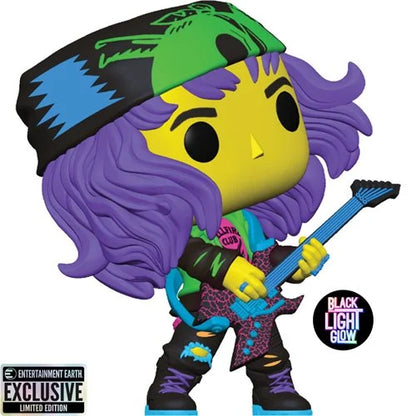 Stranger Things Eddie with Guitar Blacklight Funko Pop! Vinyl Figure #1462 - Entertainment Earth Exclusive