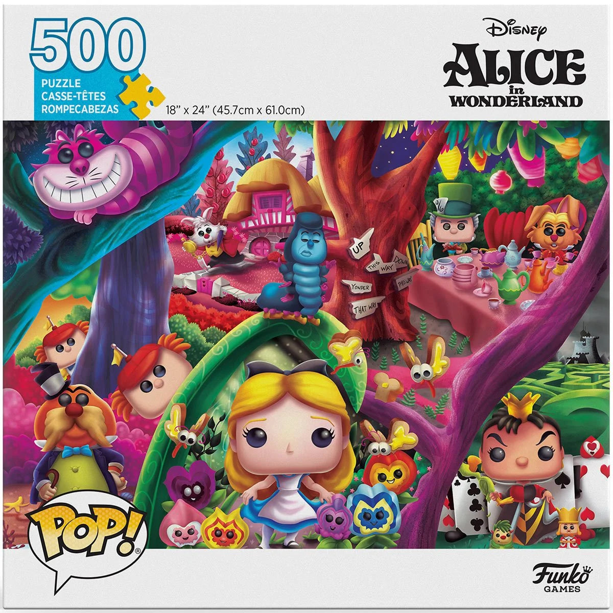 Alice in Wonderland 500-Piece Pop! Puzzle