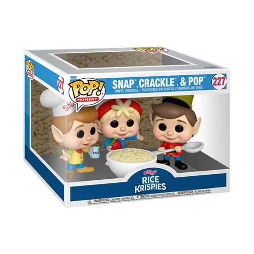 Kelloggs Rice Krispies Snap, Crackle, and Pop Funko Pop! Vinyl Moment #227