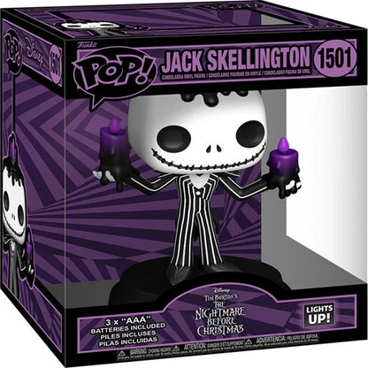 The Nightmare Before Christmas Jack Skellington Halloween Light-Up Super Funko Pop! Vinyl Figure #1504