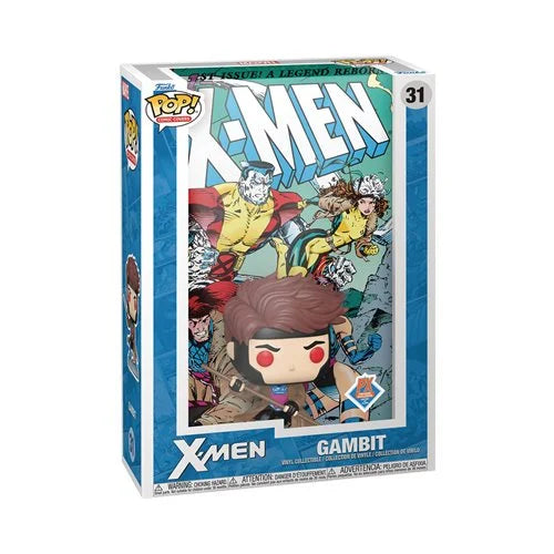 X-Men #1 (1991) Gambit Funko Pop! Comic Cover Vinyl Figure with Case #21 - FCBD Previews Exclusive