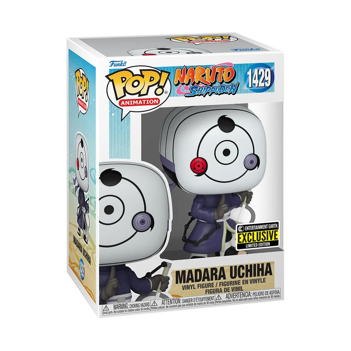 Naruto: Shippuden Madara Uchiha Funko Pop! Vinyl Figure #1429 - Entertainment Earth Exclusive