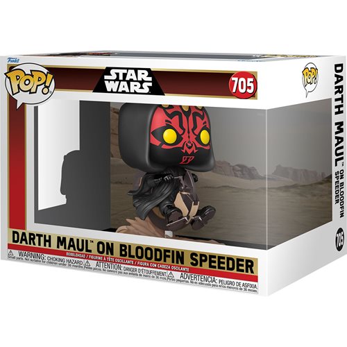 Star Wars: Episode I - The Phantom Menace Darth Maul on Bloodfin Speeder Deluxe Funko Pop! Ride #705