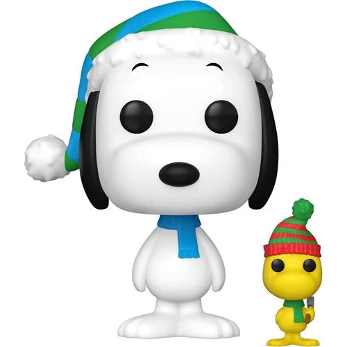 A Charlie Brown Christmas Snoopy Funko Pop! Vinyl Figure #1628 and Woodstock Buddy