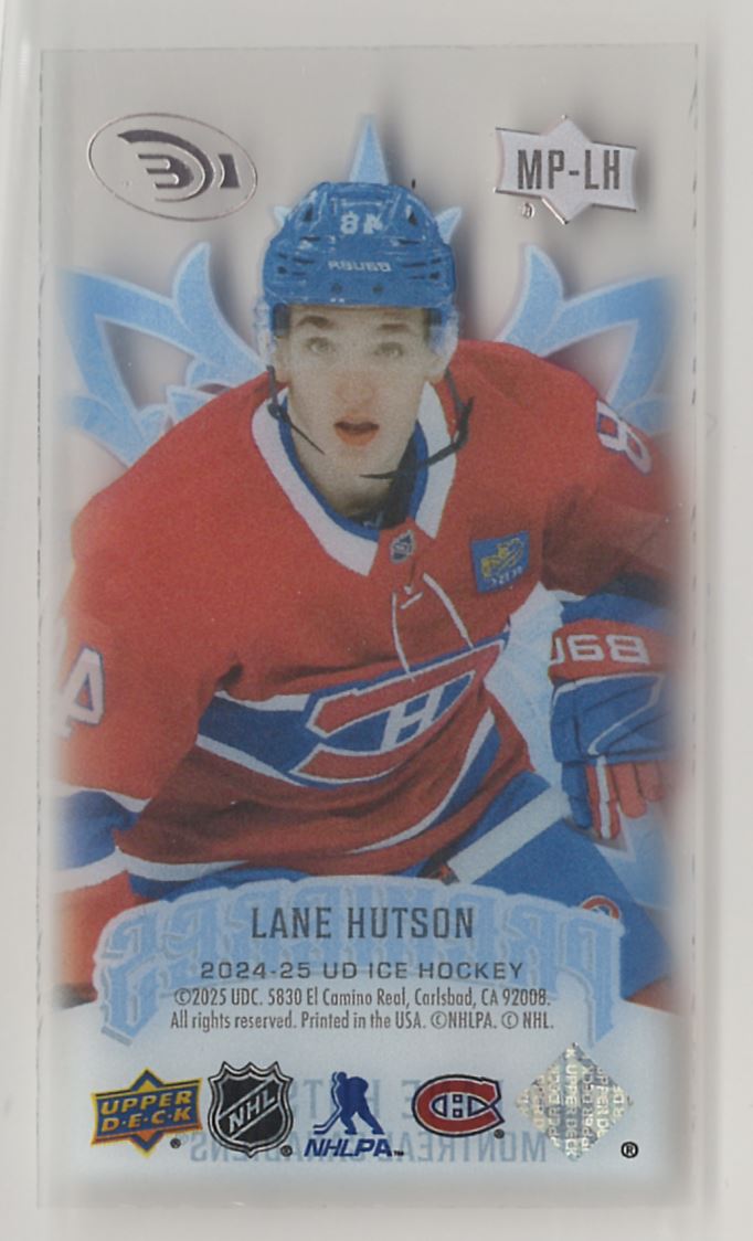 2024-25 Upper Deck Ice Premieres Mini Lane Hutson