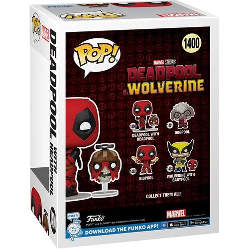 Deadpool & Wolverine Deadpool with Headpool Funko Pop! Vinyl Figure #1400 and Buddy