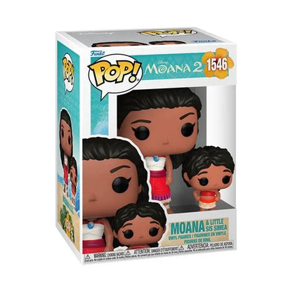 Moana 2 Moana & Little Sis Simea Funko Pop! Vinyl Figure and Buddy #1546