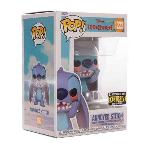 Lilo & Stitch Annoyed Stitch Funko Pop! Vinyl Figure #1222- Entertainment Earth Exclusive