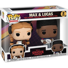 Stranger Things Season 4 Max &amp; Lucas Funko Pop! Vinyl Figure 2-Pack