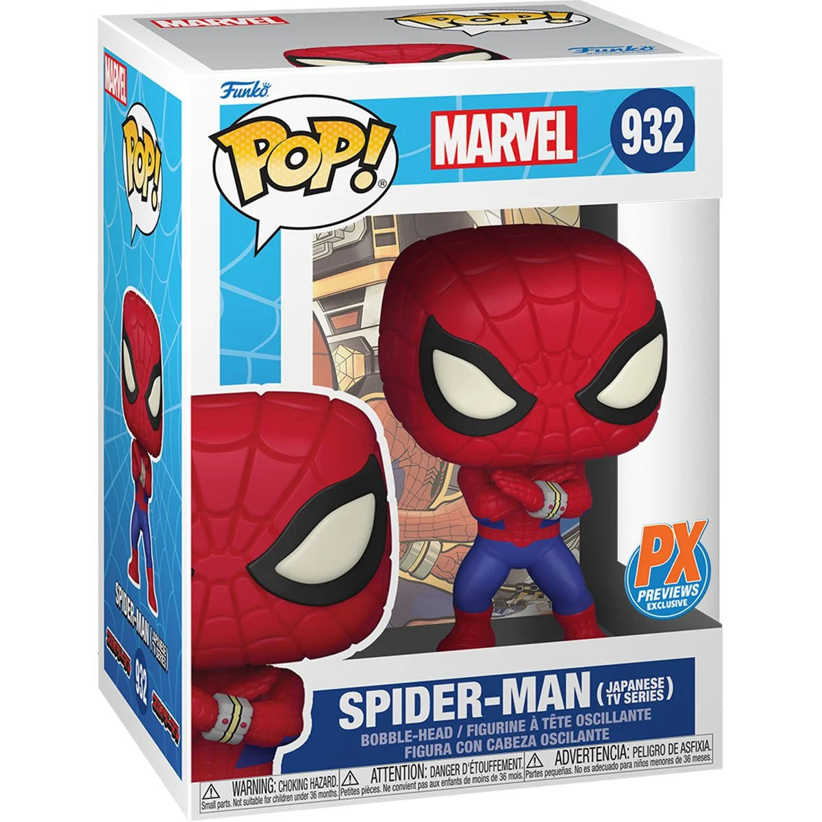 Marvel Spider-Man Japanese TV Series Funko Pop! Vinyl Figure - Previews Exclusive