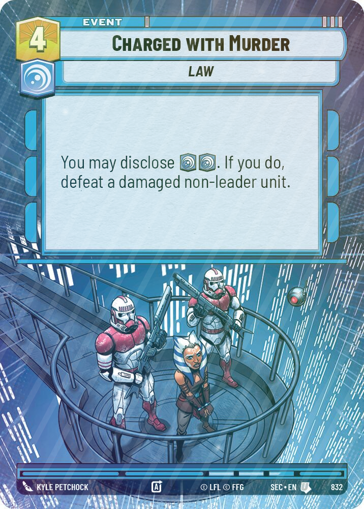 Charged with Murder (Hyperspace Foil) - Foil