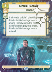 Fateful Goodbye (Hyperspace Foil) - Foil