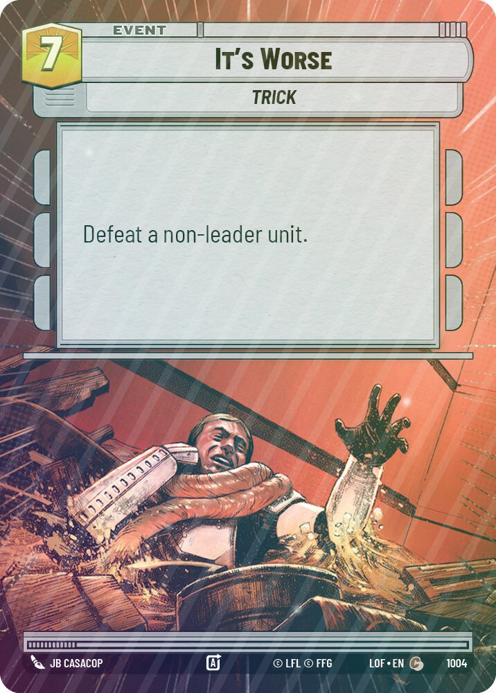 It's Worse (Hyperspace Foil) - Foil