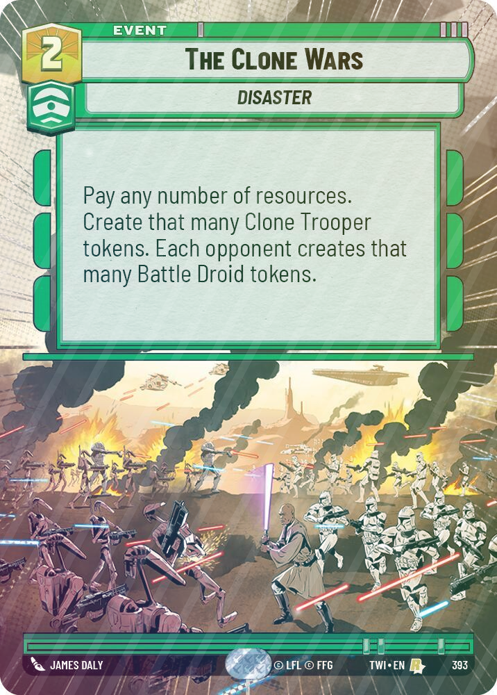The Clone Wars (Hyperspace) - Foil