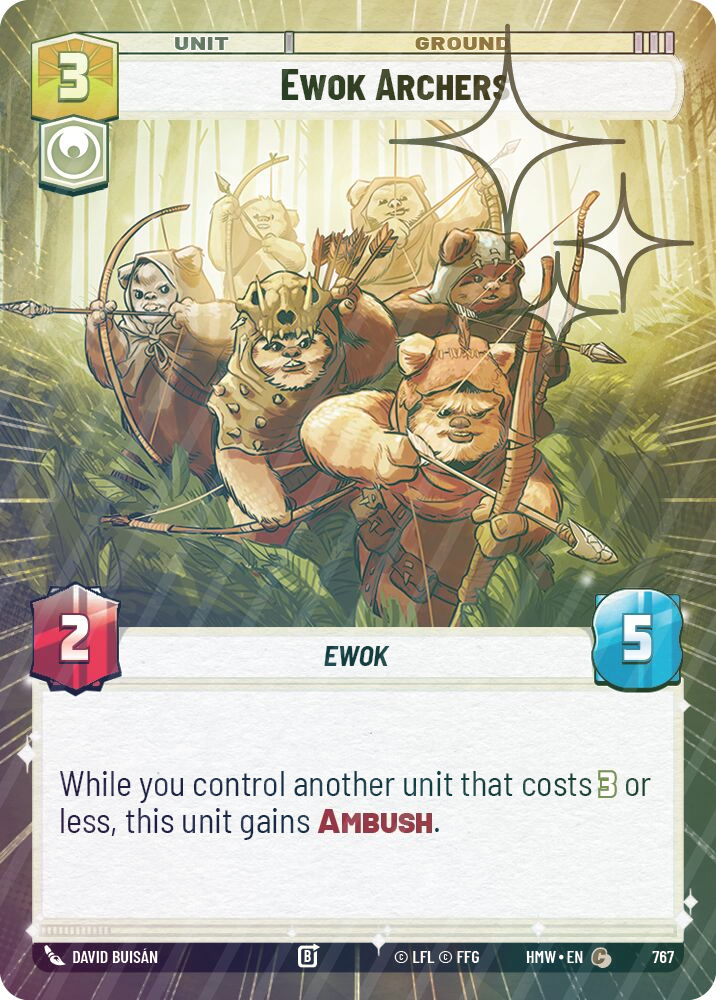 Ewok Archers (Hyperspace Foil) - Foil
