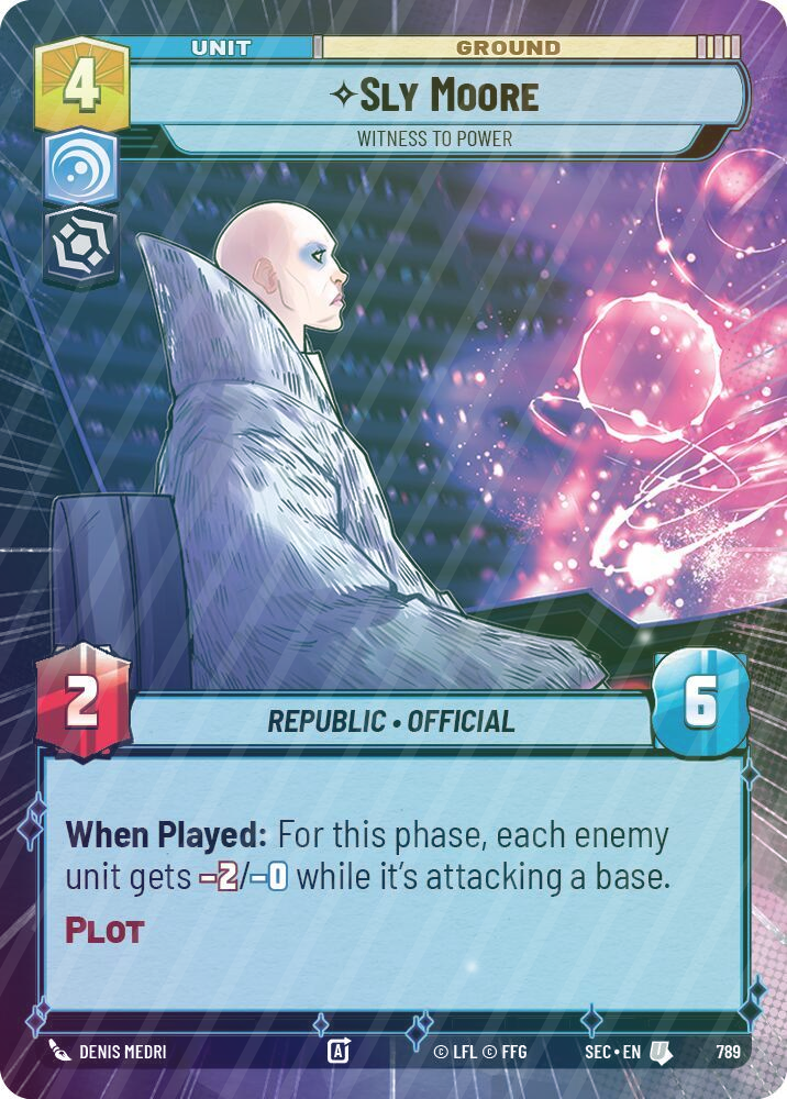 Sly Moore - Witness to Power (Hyperspace Foil) - Foil