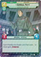 Admiral Piett - Captain of the Executor (Hyperspace) - Foil