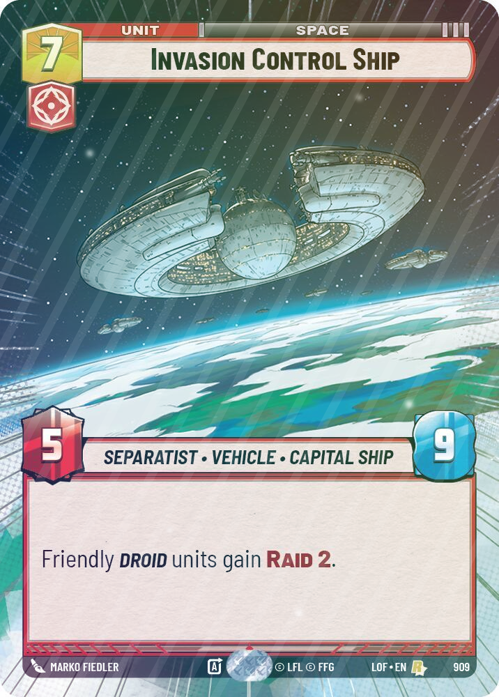 Invasion Control Ship (Hyperspace Foil) - Foil