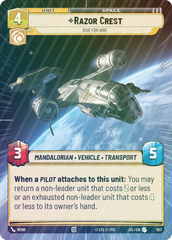 Razor Crest - Ride For Hire (Hyperspace Foil) - Foil
