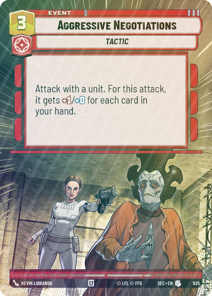 Aggressive Negotiations (Hyperspace Foil) - Foil