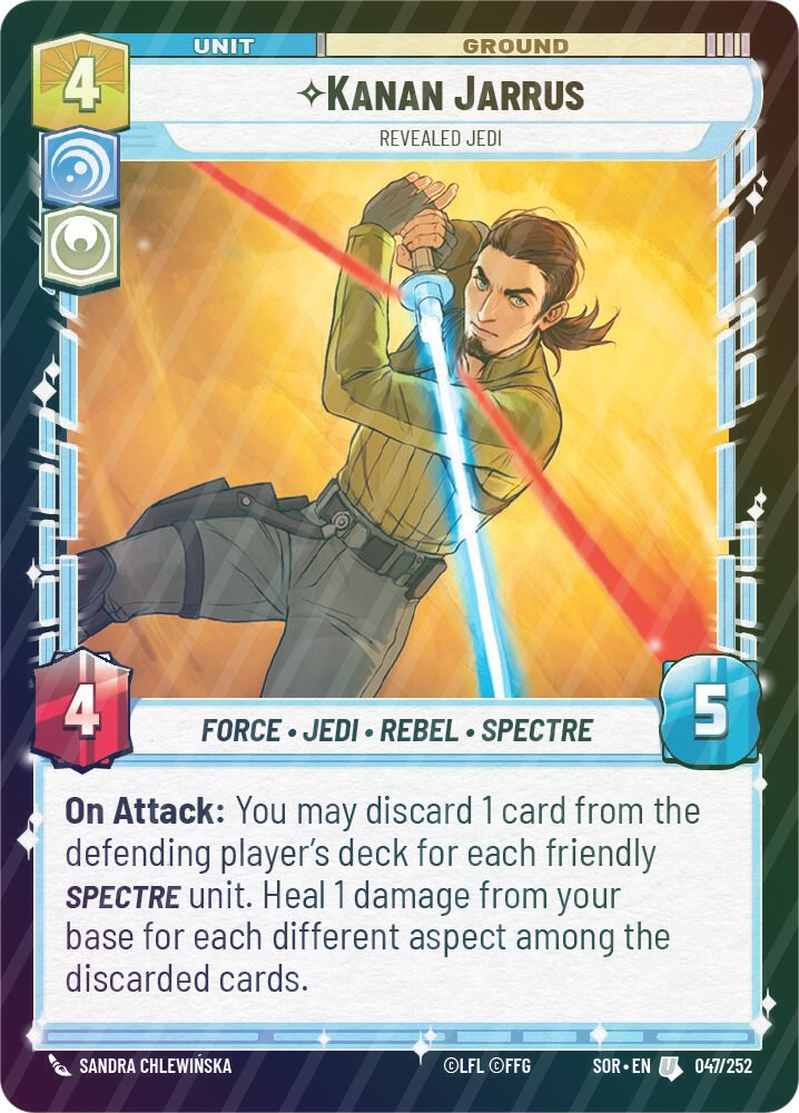 Kanan Jarrus - Revealed Jedi - Foil