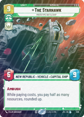 The Starhawk - Prototype Battleship (Hyperspace Foil) - Foil