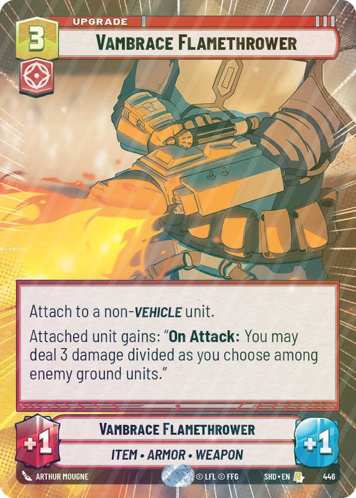 Vambrace Flamethrower (Hyperspace) - Foil