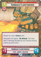 Vambrace Flamethrower (Hyperspace) - Foil