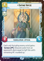Satine Kryze - Committed to Peace - Foil