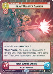 Heavy Blaster Cannon (Hyperspace Foil) - Foil