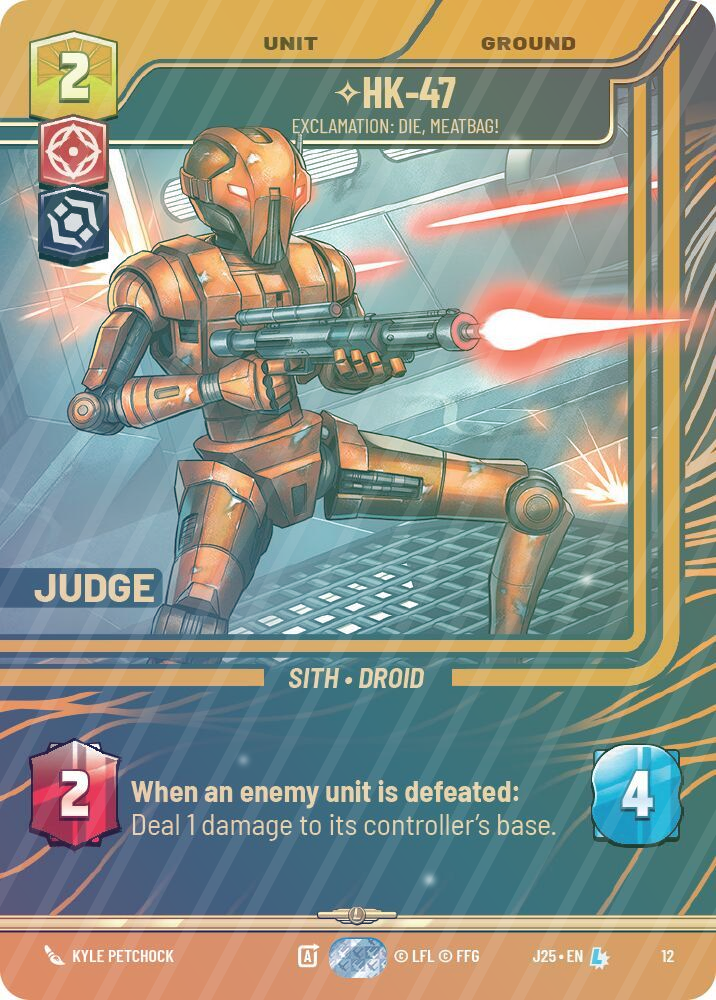 HK-47 - Exclamation: Die, Meatbag! - Foil