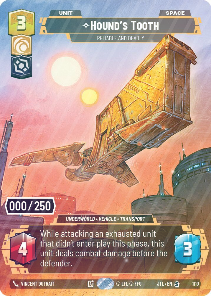 Hound's Tooth - Reliable and Deadly (Serialized) - Foil