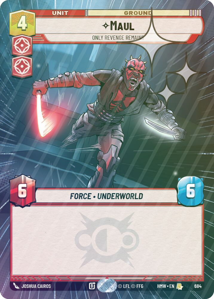 Maul - Only Revenge Remains (Hyperspace Foil) - Foil