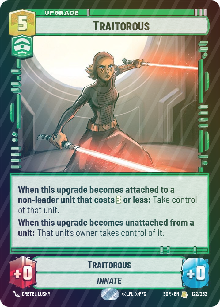 Traitorous - Foil
