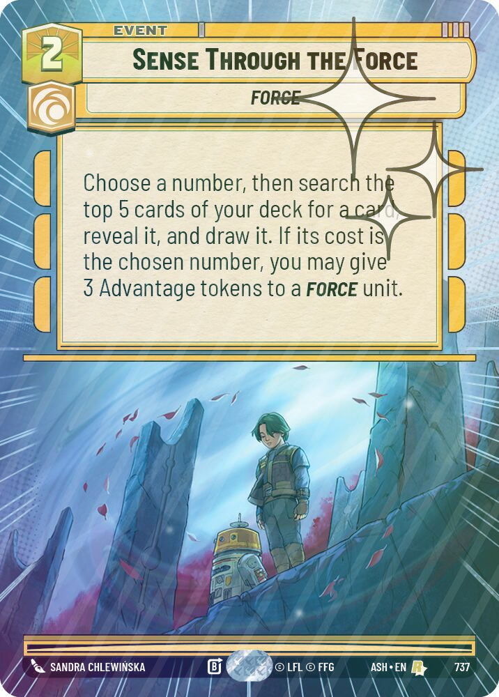 Sense Through the Force (Hyperspace Foil) - Foil