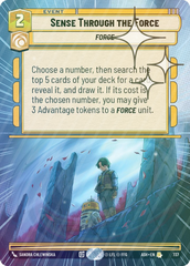 Sense Through the Force (Hyperspace Foil) - Foil