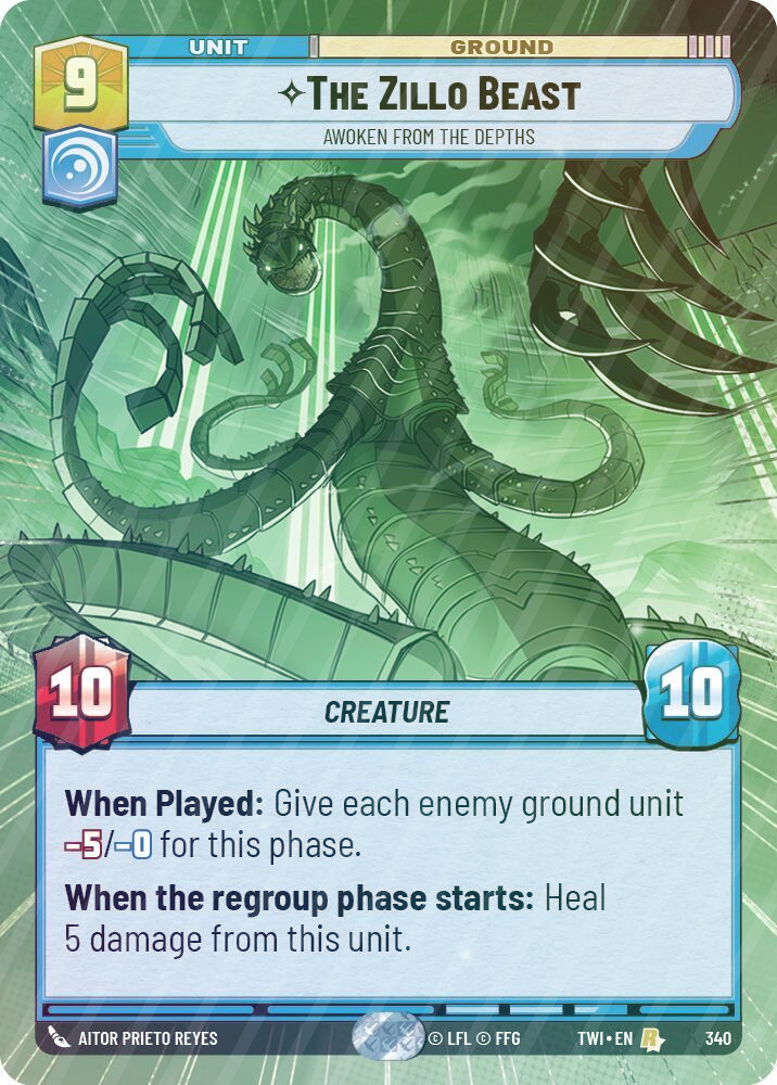 The Zillo Beast - Awoken From The Depths (Hyperspace) - Foil