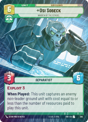 Osi Sobeck - Warden of the Citadel (Hyperspace) - Foil