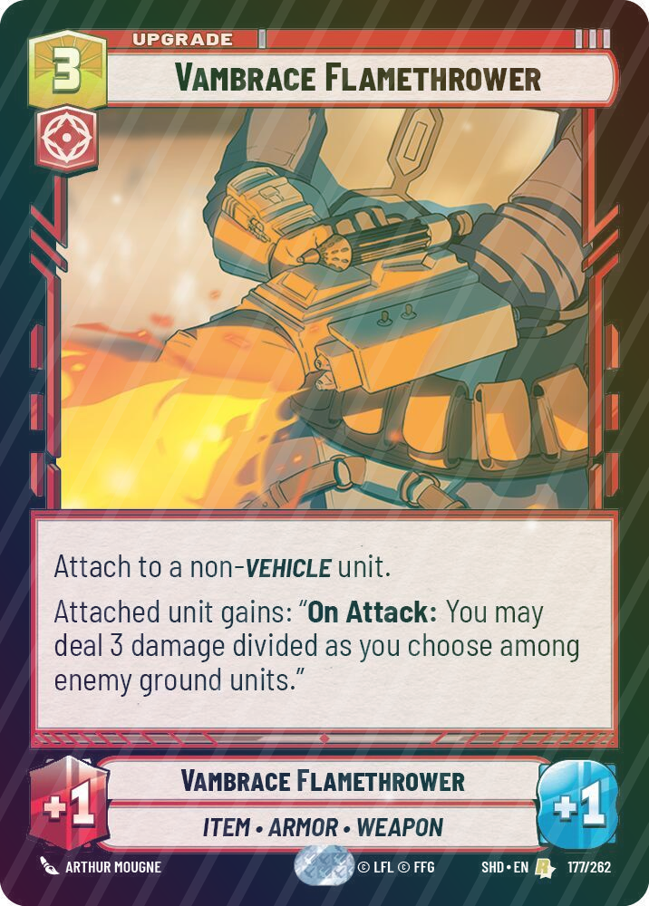 Vambrace Flamethrower - Foil